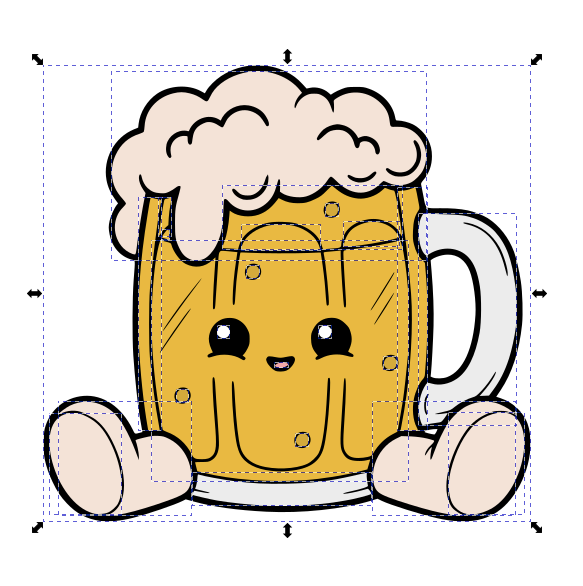 Beer Character (2) SVG + PNG