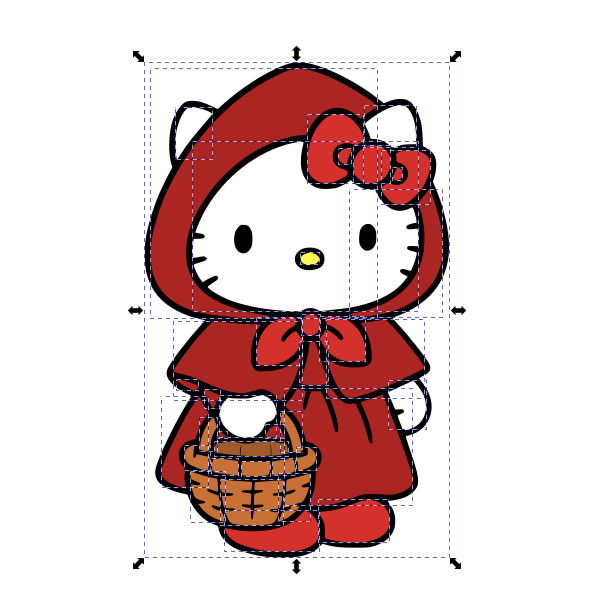 Kitty Daniel Little Red Riding Hood (2) SVG + PNG