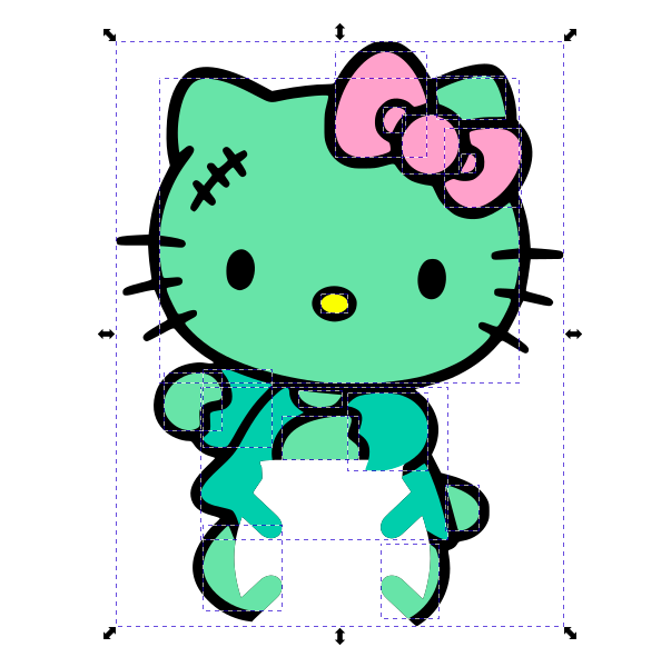 HK Frankenstein Buzzball Holder SVG