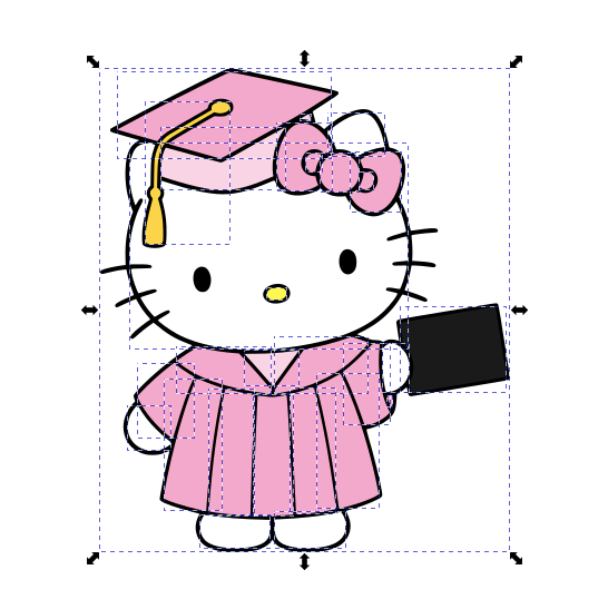 Kitty Grad SVG + PNG