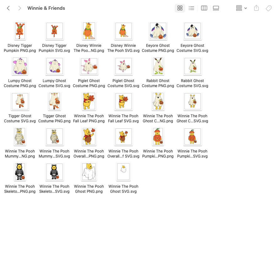 Fall/Halloween Character (55) SVG + PNG
